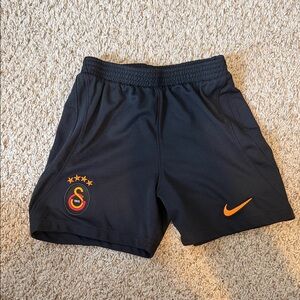 Nike Black Shorts with Orange Accents